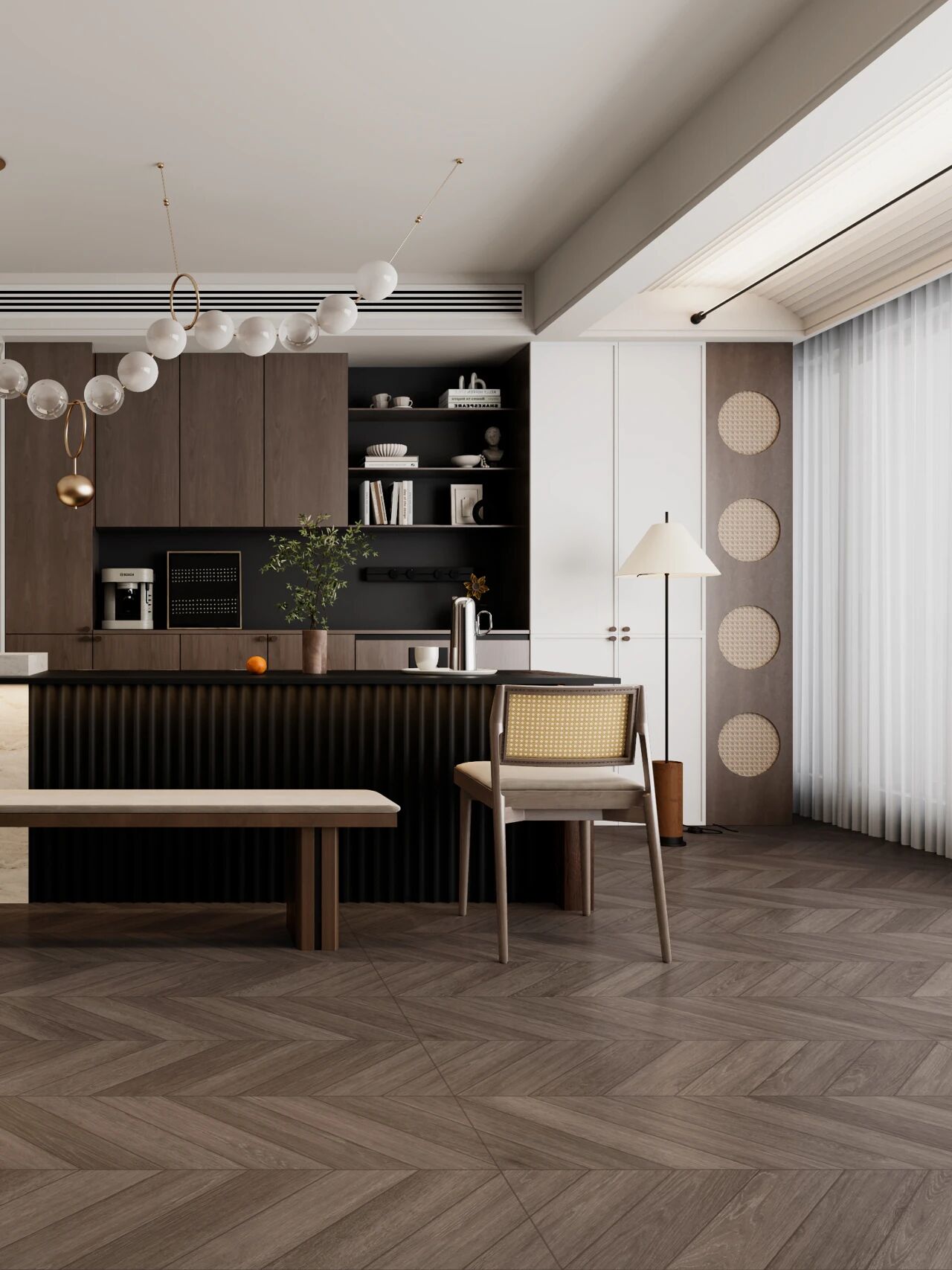 木纹砖赢麻了，美到电视剧都来家里取景(图2)