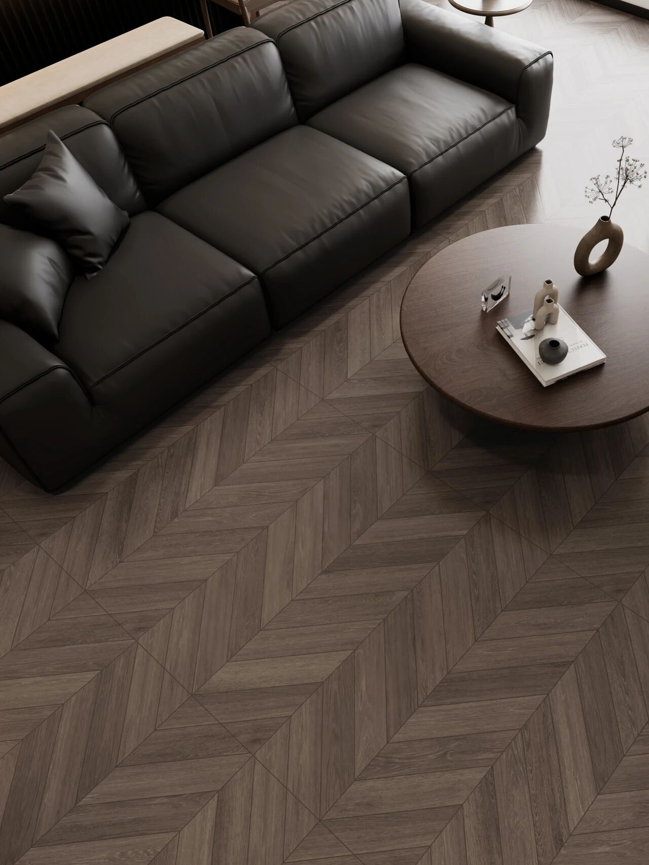 木纹砖赢麻了，美到电视剧都来家里取景(图3)