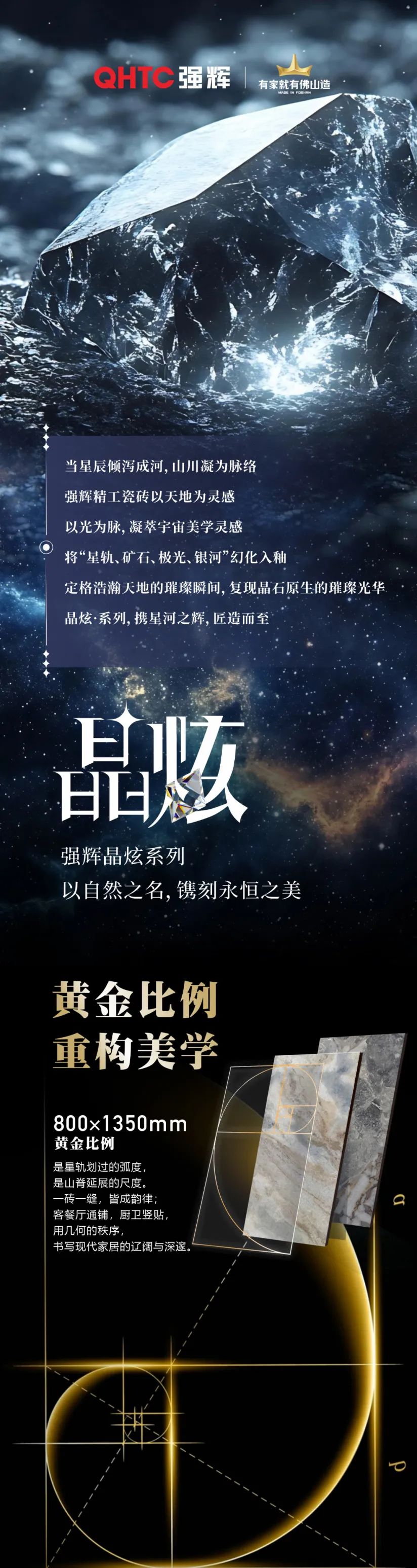 黄金比例，重构美学 | 强辉全新800×1350mm规格新品即将重磅上市！(图1)
